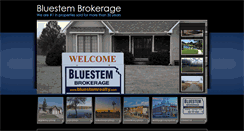 Desktop Screenshot of bluestemrealty.com