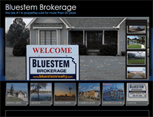 Tablet Screenshot of bluestemrealty.com